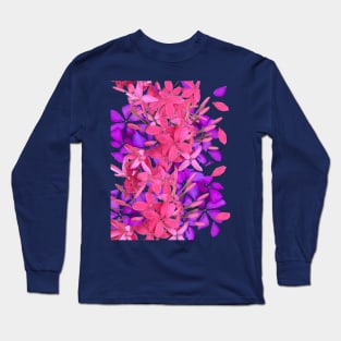 pink and purple flowers Long Sleeve T-Shirt